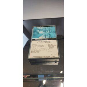 George Winston - Ballads and Blues 1972 Cassette Tape Windham Hill Records